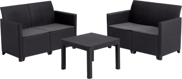 SALON DE JARDIN 4 PERSONNES 
