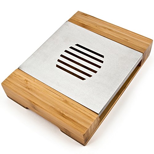 Quantio Chauffe-plat/dessous-de-plat En bambou ...