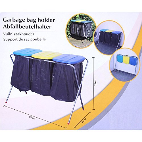 91074 support de sac poubelle