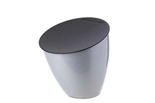 Calypso poubelle de table argent