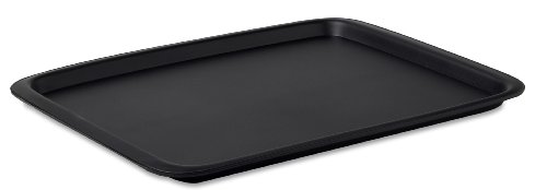 Plateau rectangulaire 42,5 cm x 33 cm noir