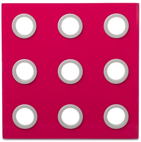 106090075600 dessous de plat domino rubine red ...