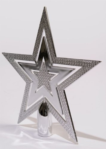 Cimier de sapin Etoile Brillante Argent
