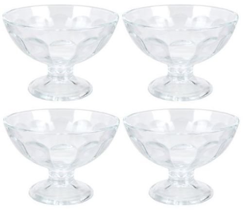 Set de 4 Bols en verre Ice Cream Sundae vaissel...