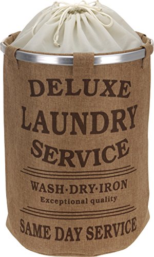 Jute Matériau Panier à linge avec 