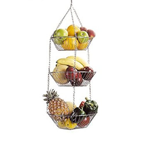 Espice Corbeille de fruits à suspendre - 3 paniers - Métal 8711295759970 (8711295759970)