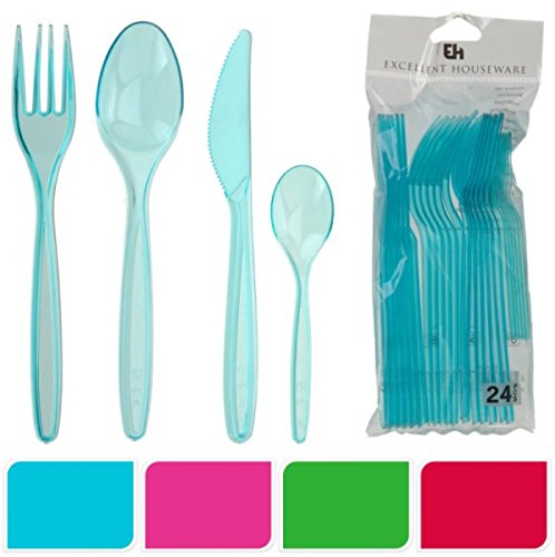 24 couverts jetables