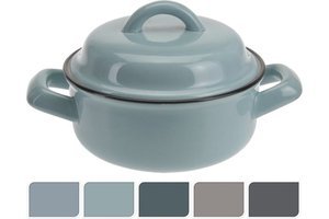 Excellent Houseware Cocotte en porcelaine avec couvercle - 13 x 10h cm code EAN 8711295882753 