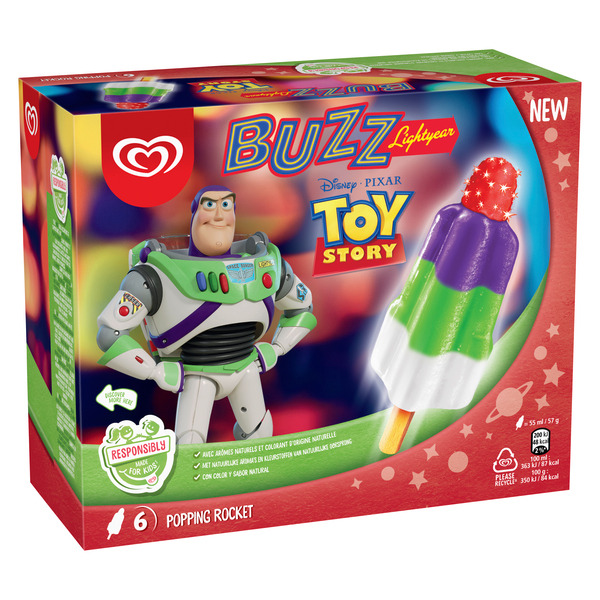 Glace à l'eau Buzz l'éclair