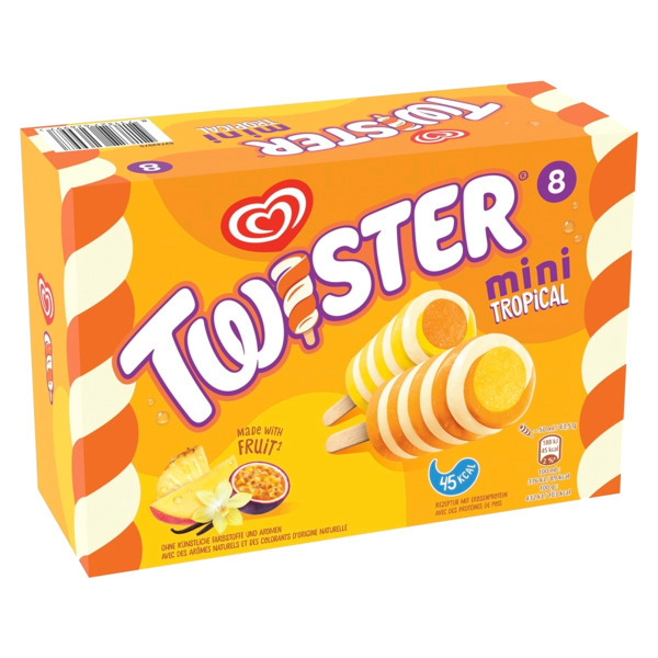  Twister Vanille Et Fruits Tropicaux & Ananas  code EAN 8711327576810 