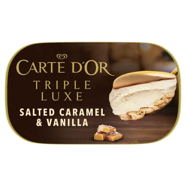  Glace Triple Luxe Caramel Salé Et Vanille Carte D'or code EAN 8711327584969 