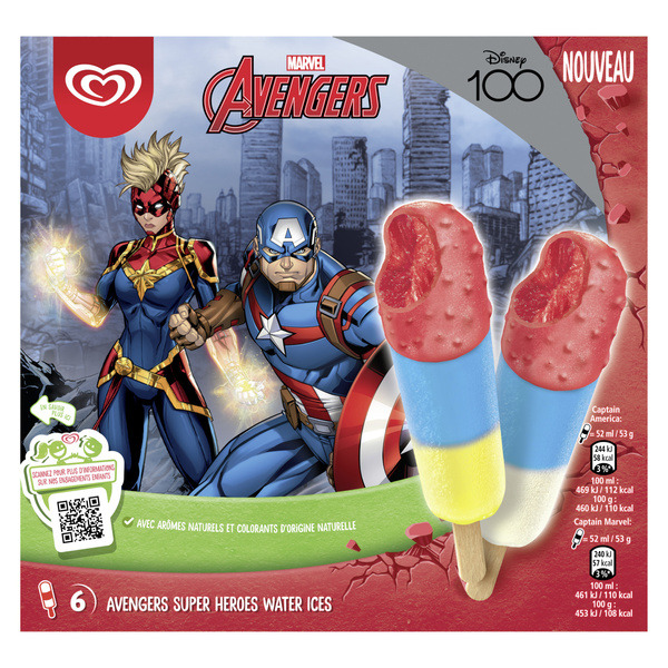 Bâtonnets glacés Avengers
