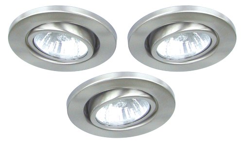 Ranex XQ0817 Lot de 3 Spots Halogènse Encastrab...