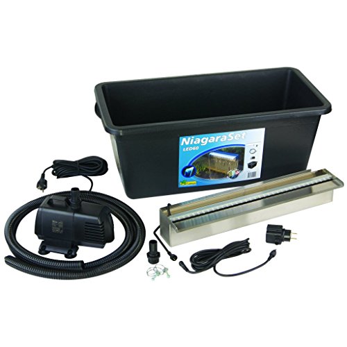 Niagara 60 cm led kit cascade pour bassin de ja...