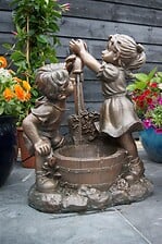 UBBINK Kit fontaine rustique de jardin ou d'int...