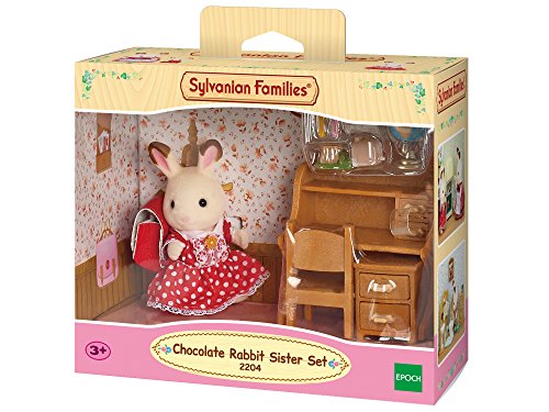 Sylvanian Families - 2204 - poupées et accessoires - fillette lapin - chocolat / bureau code EAN 8711915022040 