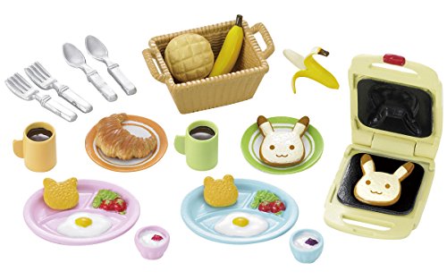 Sylvanian Families - 2956 - set petit dejeuner - poupées et accessoires code EAN 8711915029568 