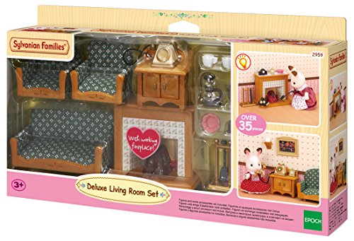 - 2959 - salle de séjour de luxe - mini-poupée