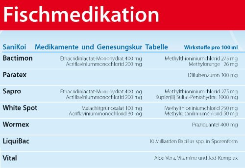 Velda SaniKoi, médicament antiparasite pour poi...