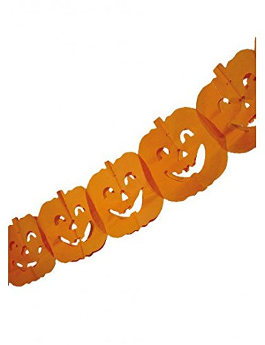 Décoration Halloween - Guirlande Citrouille - 4...