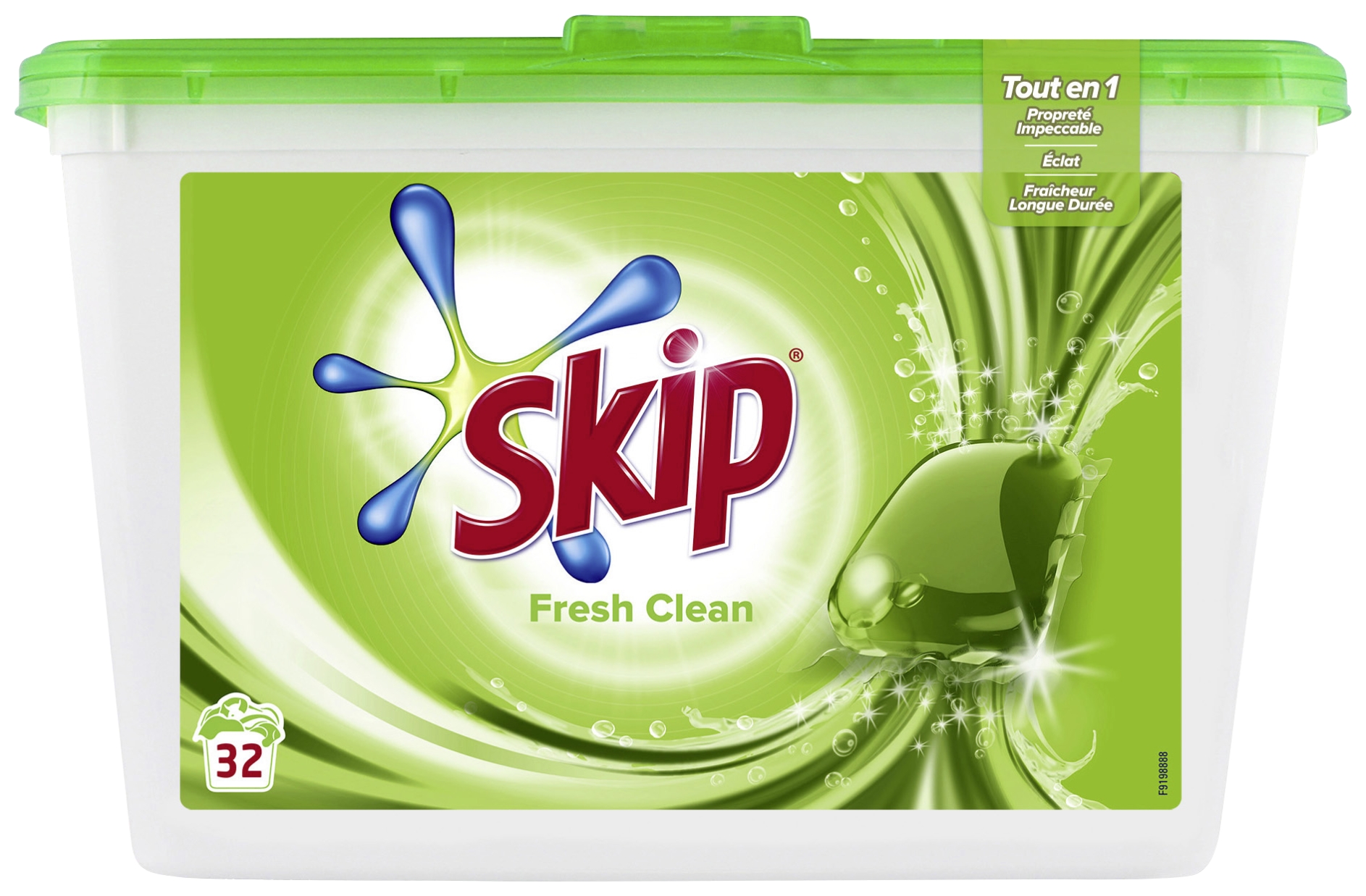 Lessive écodoses Fresh Clean (a) Skip