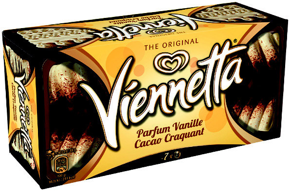 BÛCHE GLACÉE VANILLE CACAO CRAQUANT “VIENNETA”  8712100324222 (8712100324222)