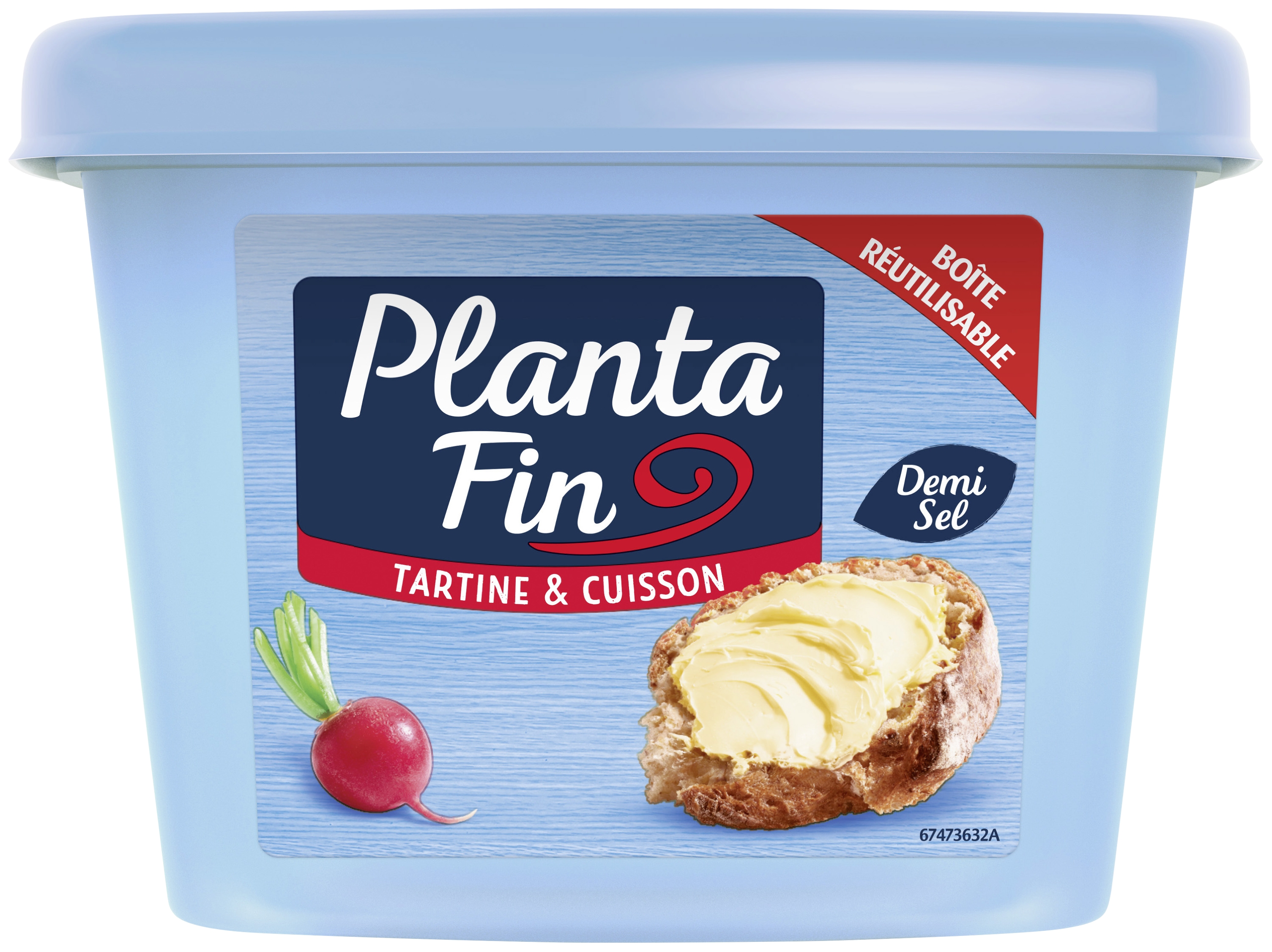 Planta Fin Margarine demi-sel Planta Fin code EAN 8712100624155 