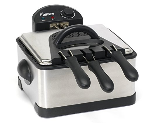 Df402b friteuse xxl inox 4,5 l 2000 w thermostat