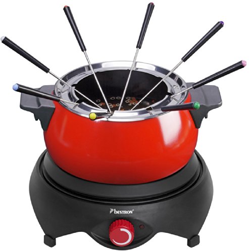Dfd20r fondue rouge 8 personnes 1500 w