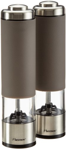 Aps526t salière + poivrière electrique taupe