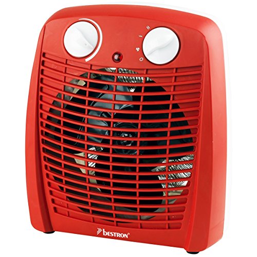 Afh211r radiateur soufflant 2000 w rouge