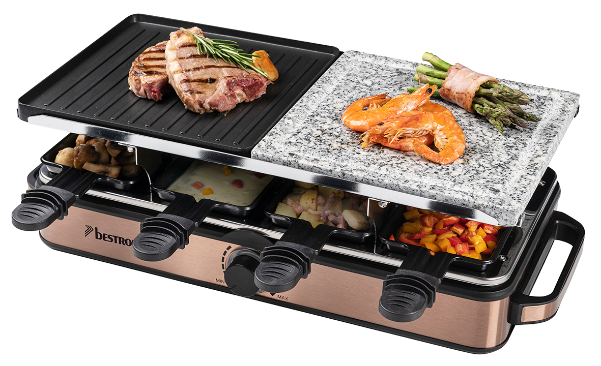 3 EN 1 : RACLETTE - GRILL - PIERRE