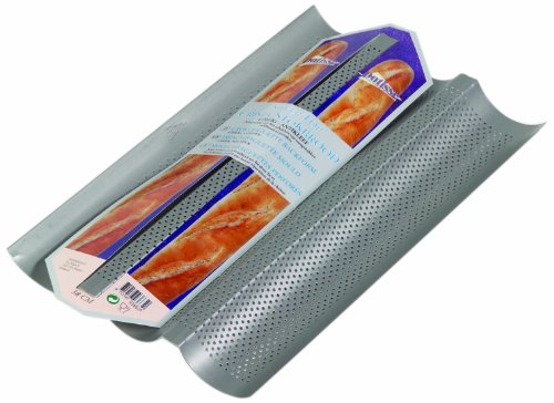 3664 crousty moule à 3 baguettes antiadhésif ac...