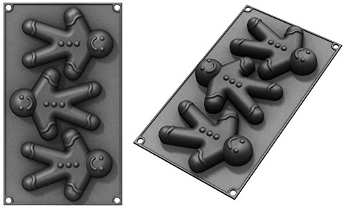 19209 3 moules à pain d'epice forme de bonhomme...
