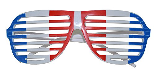 Lunettes supporter tricolore France