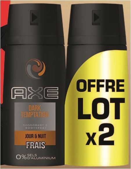 DÉODORANT ATOMISATEUR HOMME DARK TEMPTATION AXE