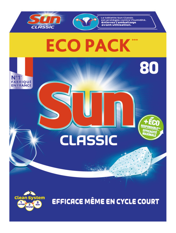 TABLETTES LAVE VAISSELLE CLASSIC STANDARD  (b) Sun
