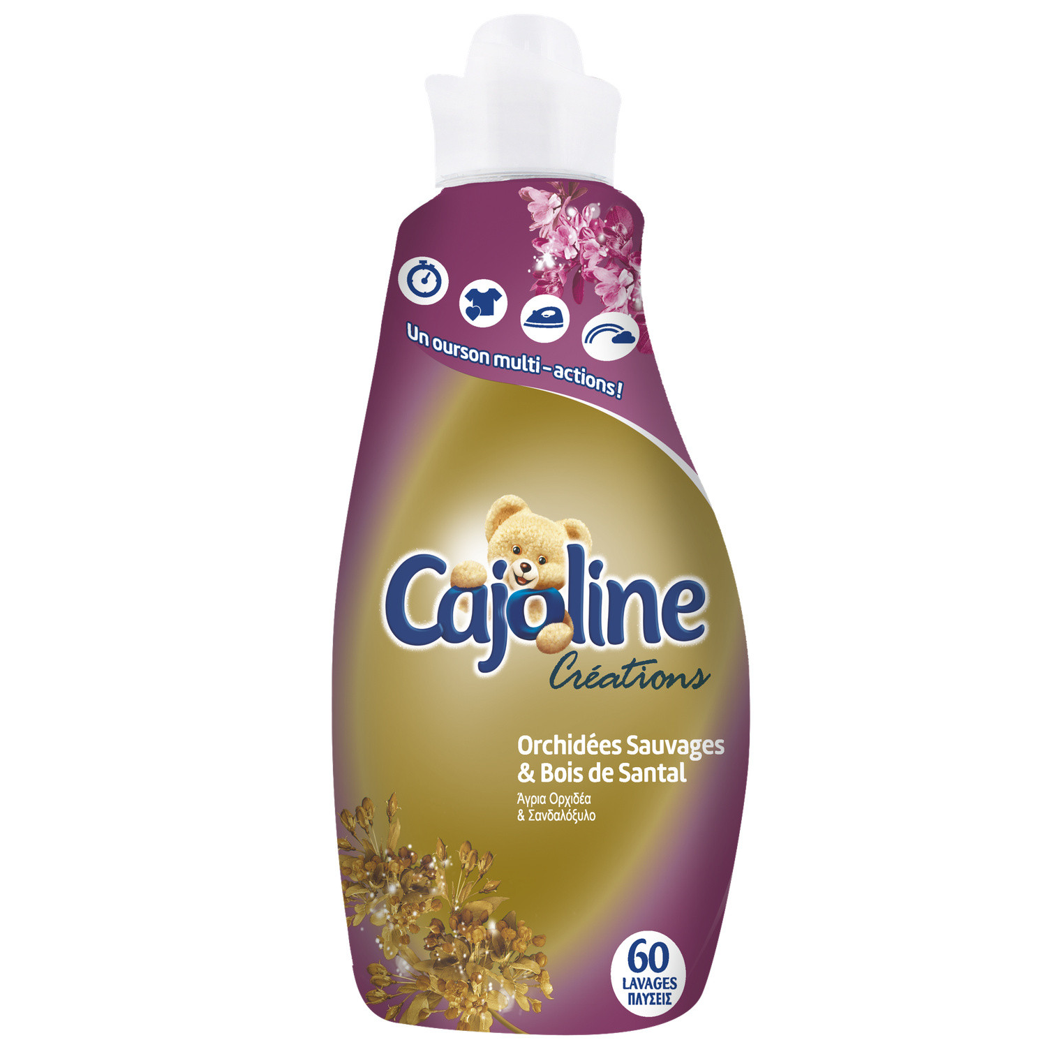 Adoucissant orchidées bois de santal CAJOLINE