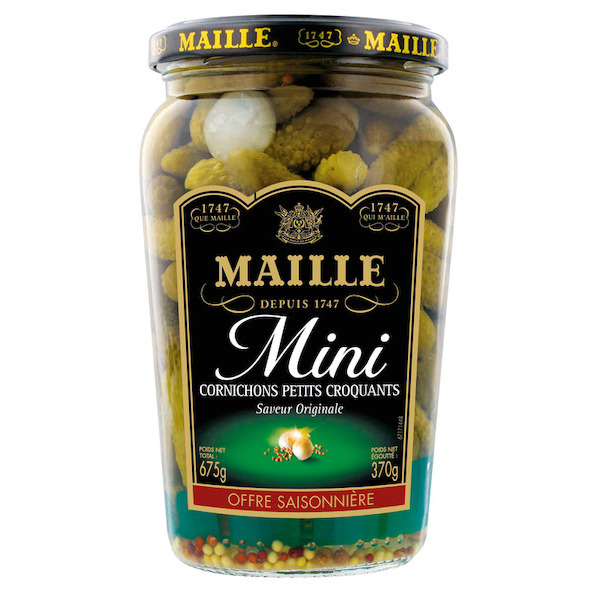 MINI CORNICHONS PETITS CROQUANTS MAILLE