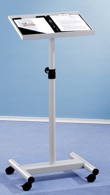 Certeo Pupitre réglable en hauteur - mobile, gris clair dim. pied l x p 490 x 500 mm - poste de travail debout postes de travail debout pupitre pupitre de conférence pupitre à écritoire pupitres pupitres de conférence pupitres à écritoire Pupitre Pupitre code EAN 8712752028776 