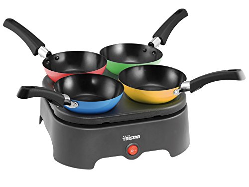Bp-2988 set 4 mini wok multicolores 400 w