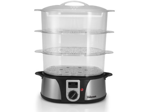 Tristar Vs-3908 cuiseur à vapeur 12 l 3 bols inox 1000 w code EAN 8713016039088 