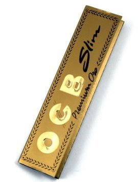 Premium slim doré 10 paquets de feuilles à rouler