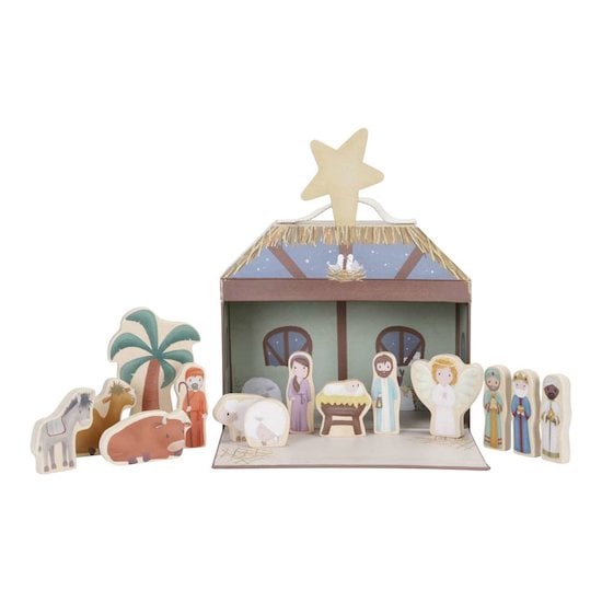  Little Dutch Crèche de Noël en bois FSC   code EAN 8713291448629 