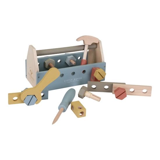  Little Dutch Boîte à outils en bois FSC Multicolore  code EAN 8713291770782 