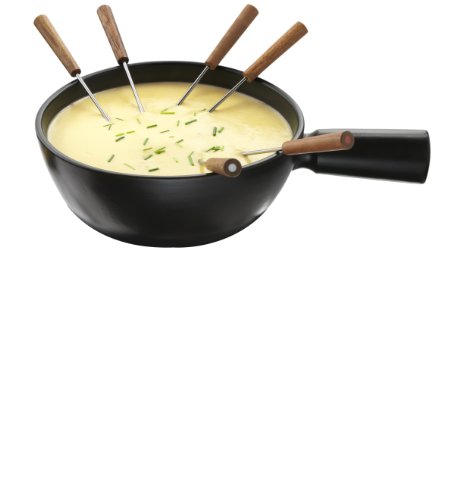 853524 taste caquelon fondue noir 1,5 l