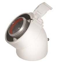 Coude 90° Rolux vent 60/100 Alu/PVC - UBBINK - ...