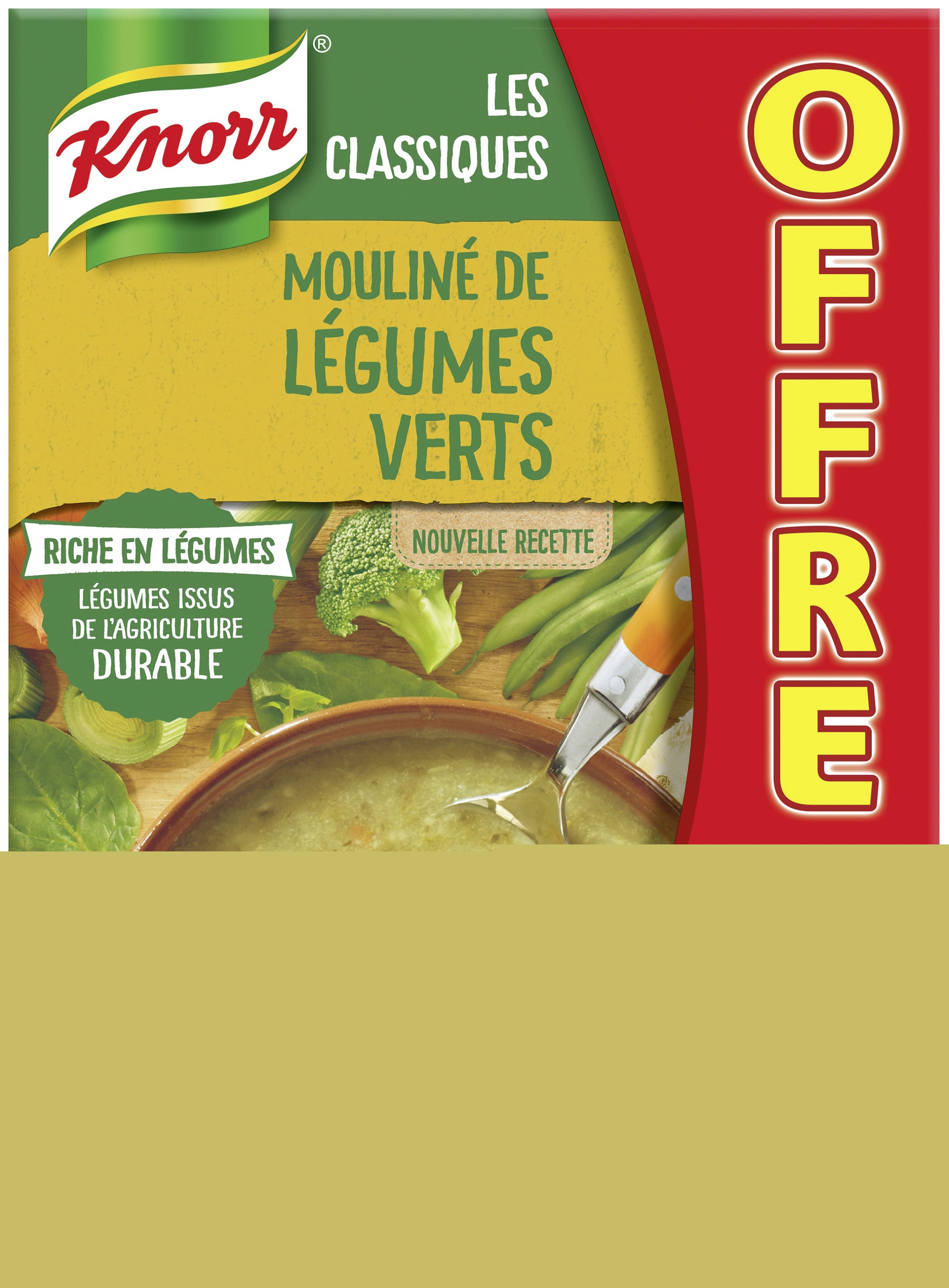 Soupe mouliné de légumes verts Knorr