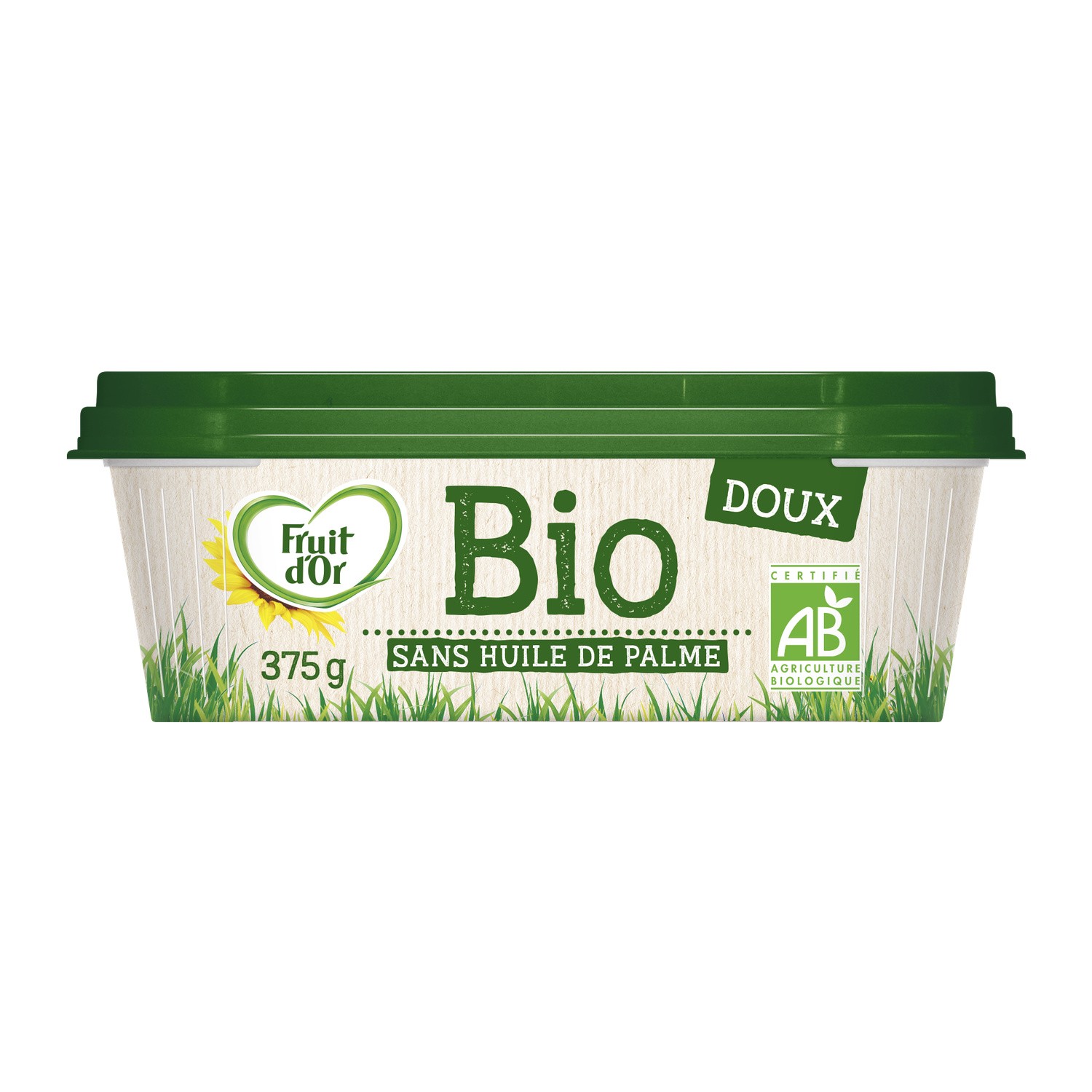 Margarine doux sans huile de palme tartine et c...