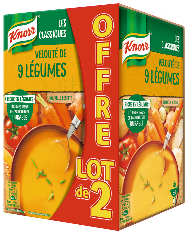 VELOUTÉ AUX 9 LÉGUMES KNORR